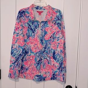 Lilly Pulitzer UPF 50+ Skipper Popover EUC size Medium